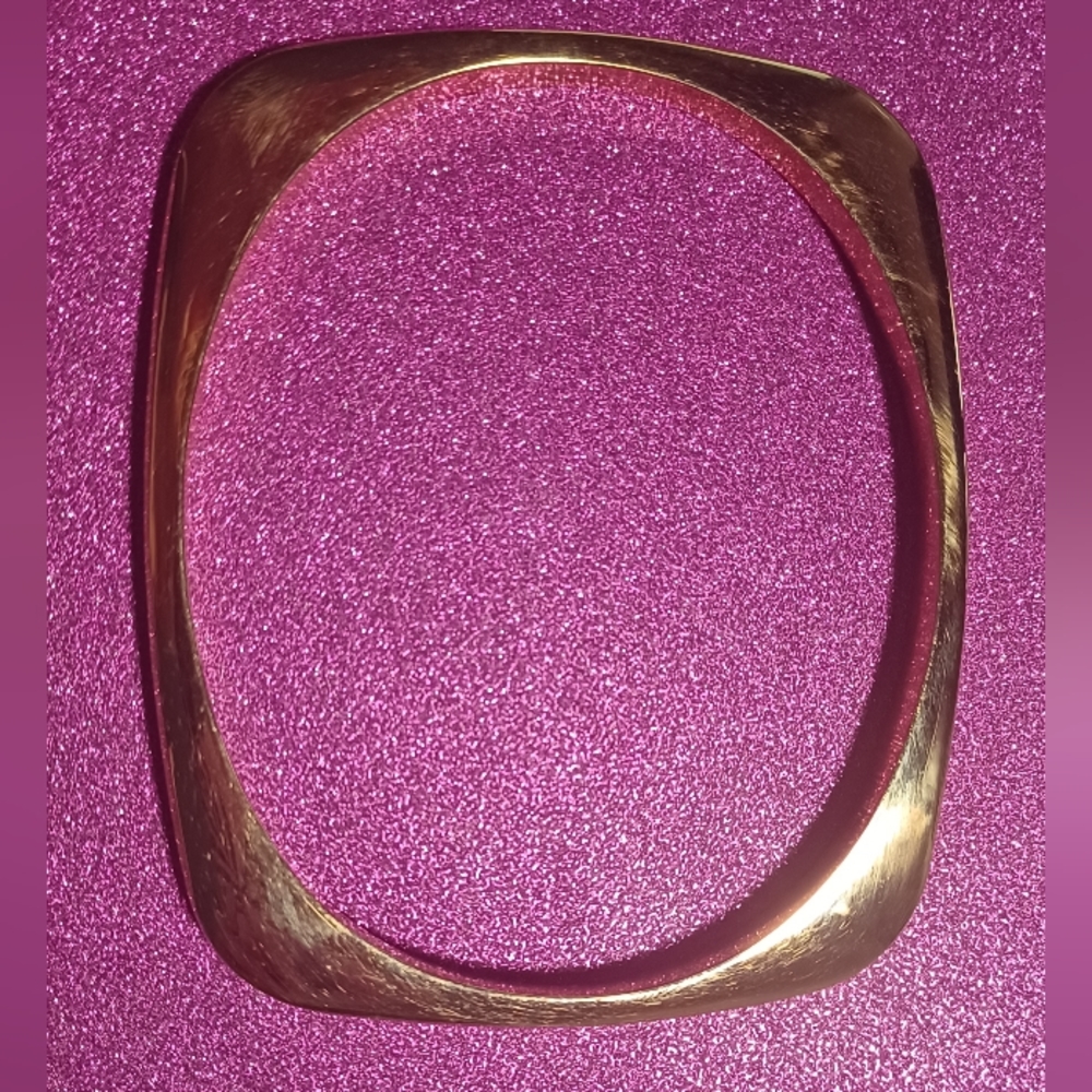 Milor Bronzo Italia Rectangular Bangle Bracelet - image 1